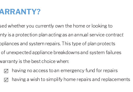 appliance warranty mesa